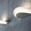 Murano luce plana design lampa